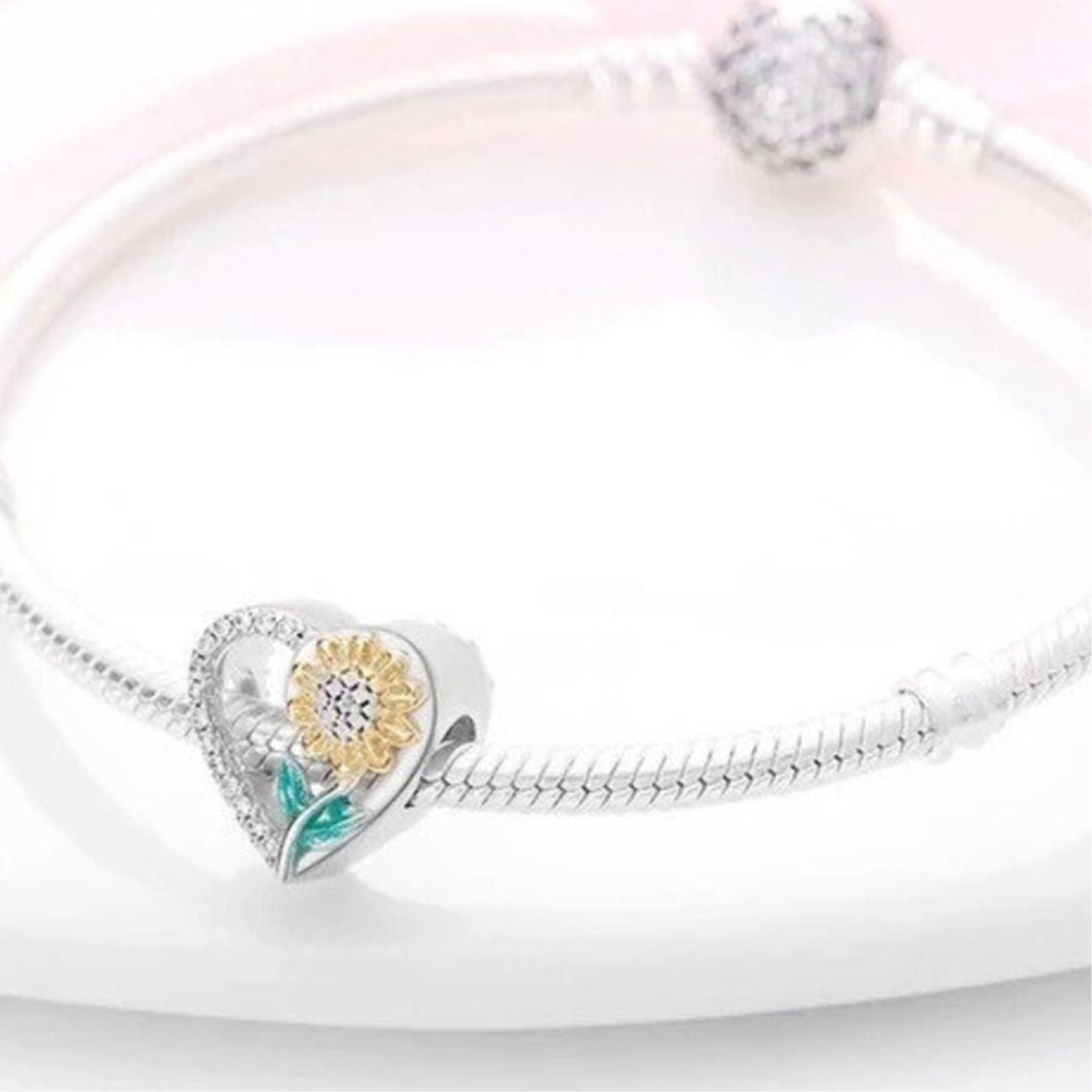 Sunflower Bead Charm