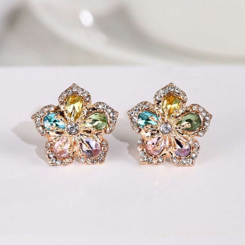 Christmas Flower Earrings - Charmsey