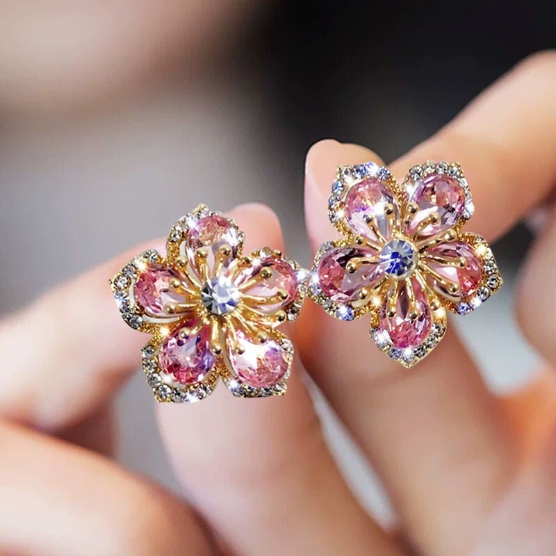 Christmas Flower Earrings - Charmsey