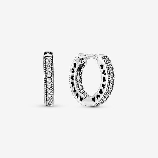 Silver Hoops - Charmsey