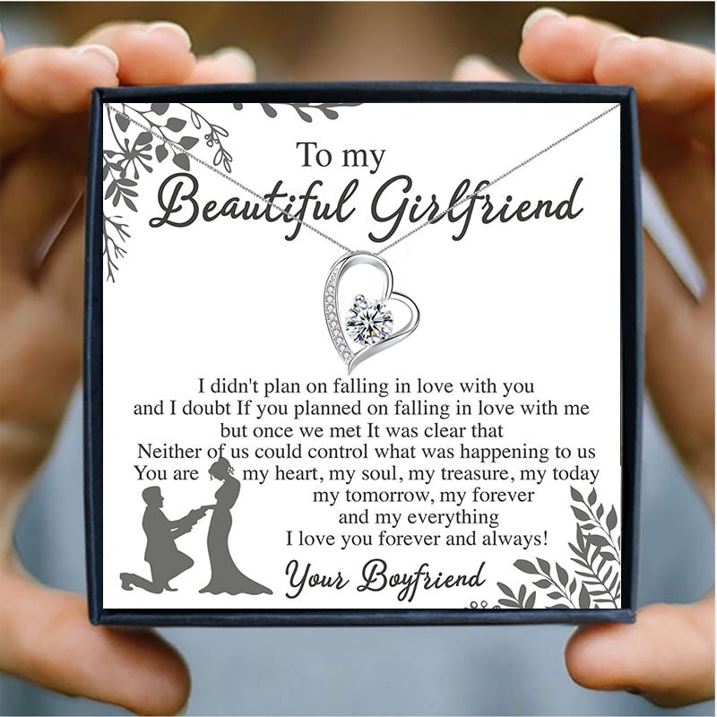 Girlfriend Gift Box Necklace - Charmsey