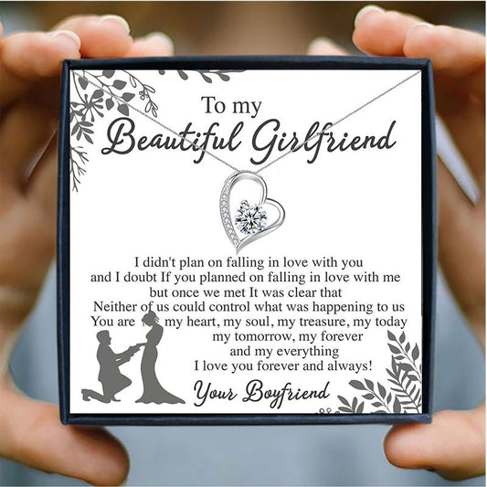 Girlfriend Gift Box Necklace - Charmsey