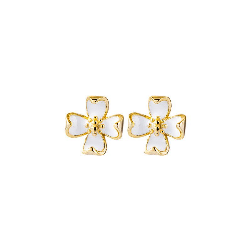 Elegant Small Flower Earrings - Charmsey