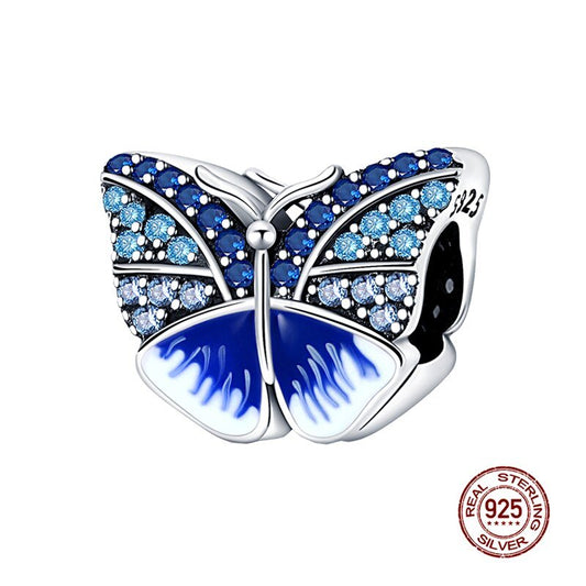 Blue Butterfly Charm