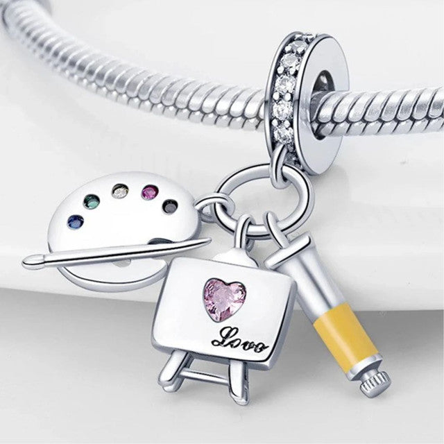 Art Lover Trio Charm