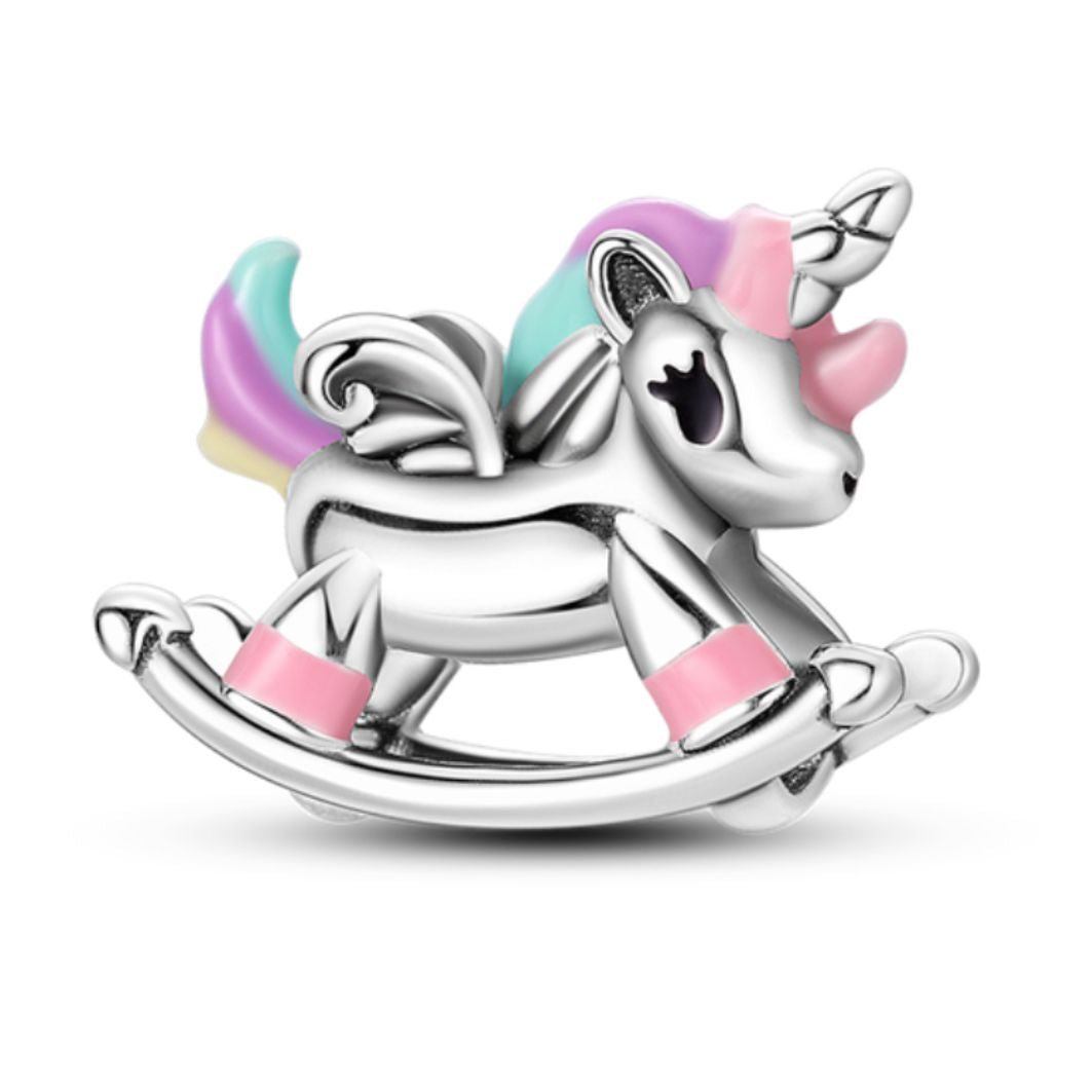 Rocking Horse Unicorn Charm