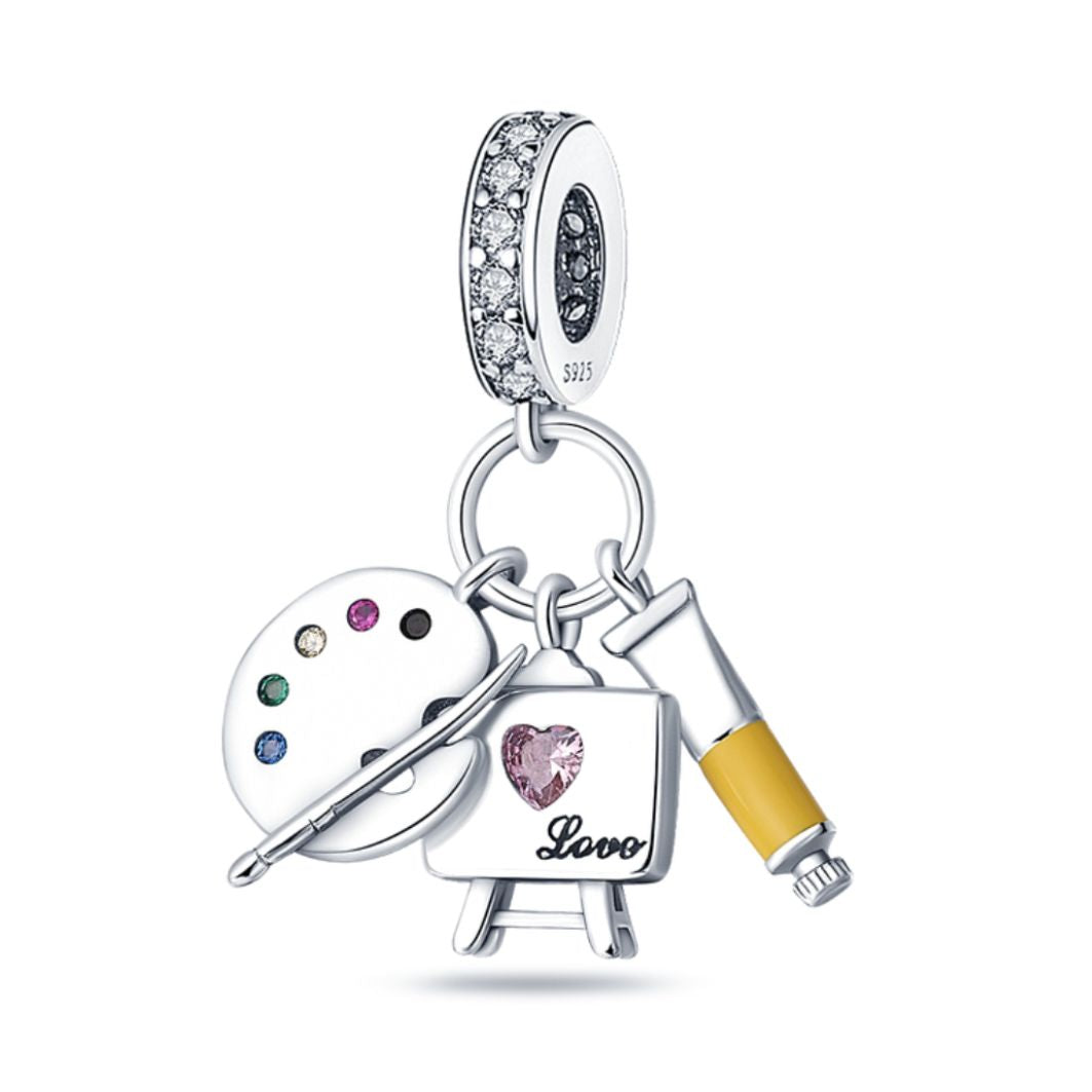 Art Lover Trio Charm