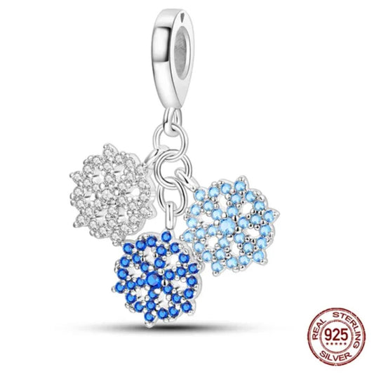 Snowflake Trio Charm