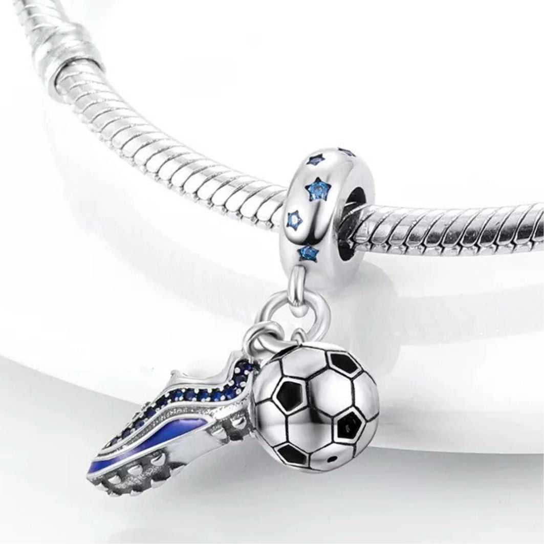 Dangling Football Charm