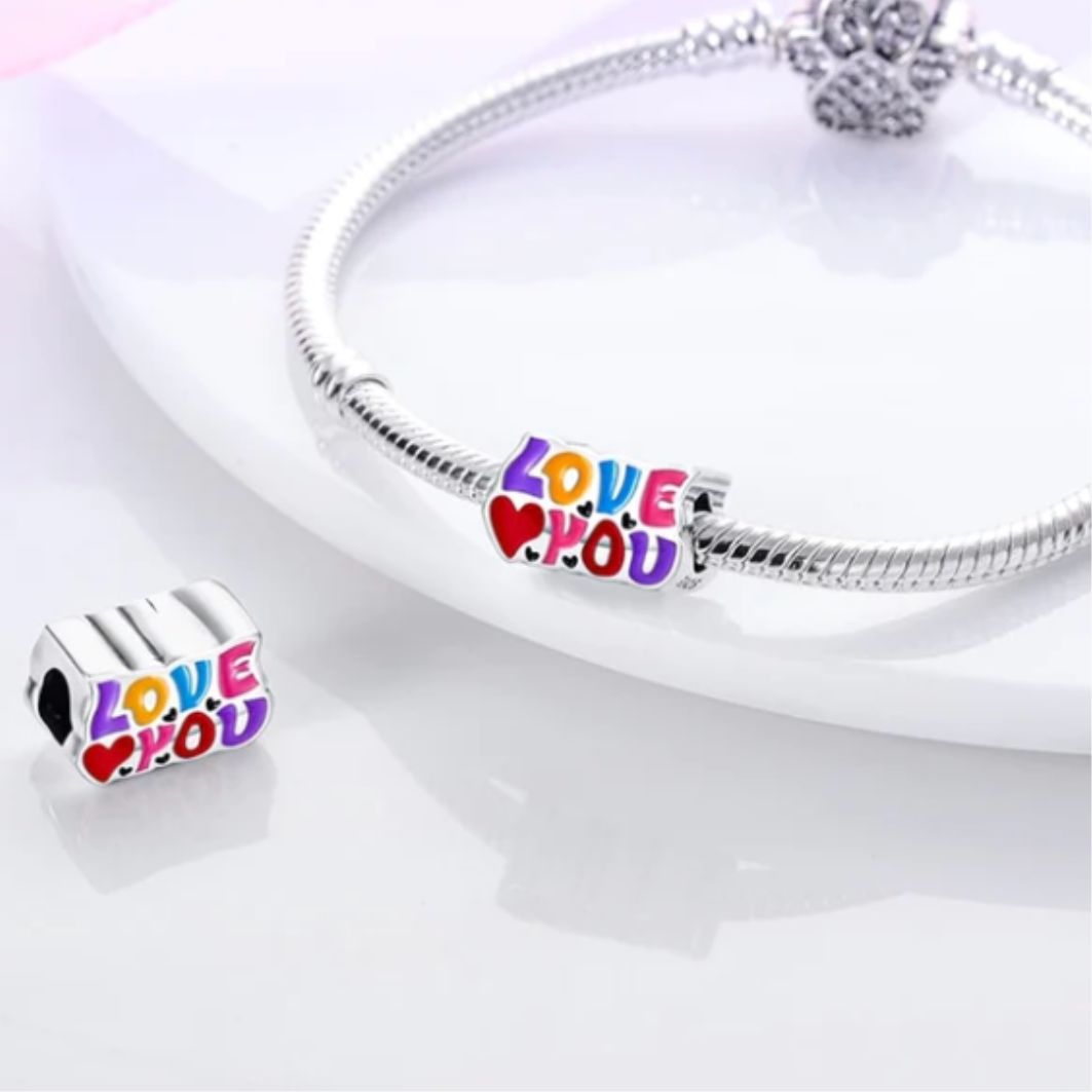 Colourful Love You Charm