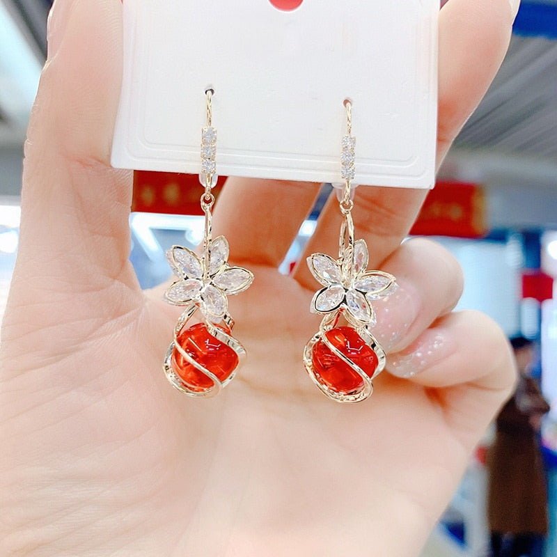 Drop Christmas Earrings - Charmsey