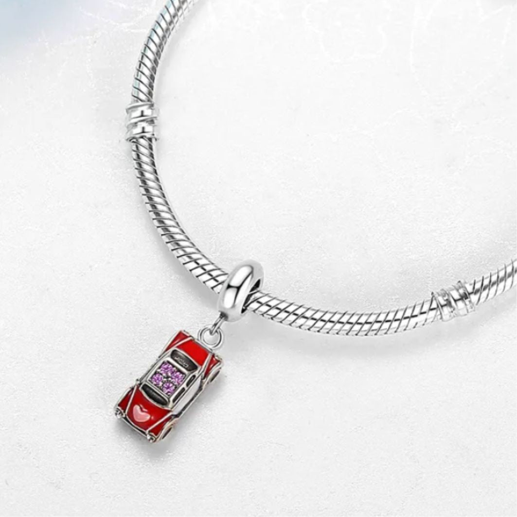 Beetle Car Pendant Charm