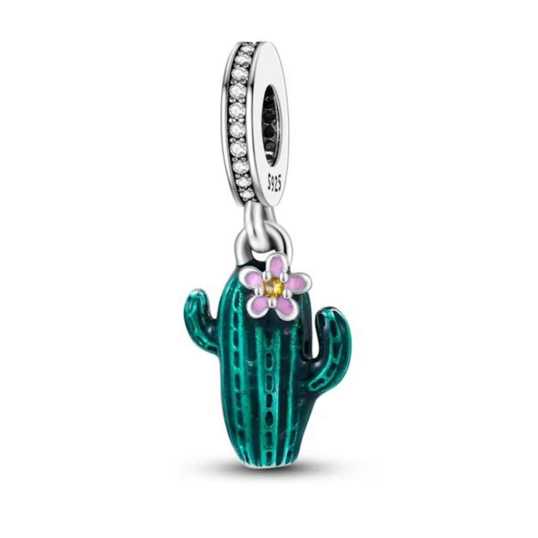 Dangling Cactus Charm