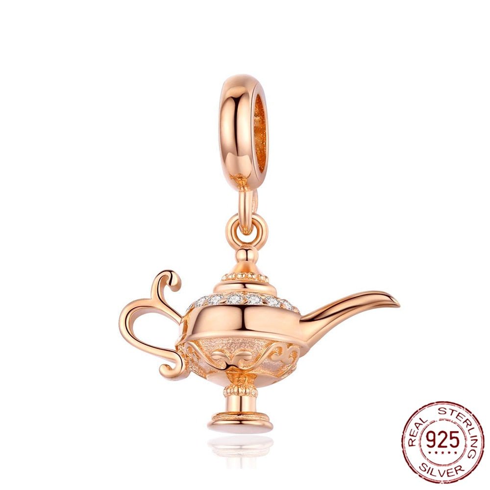 Rose Gold Lamp Charm - Charmsey