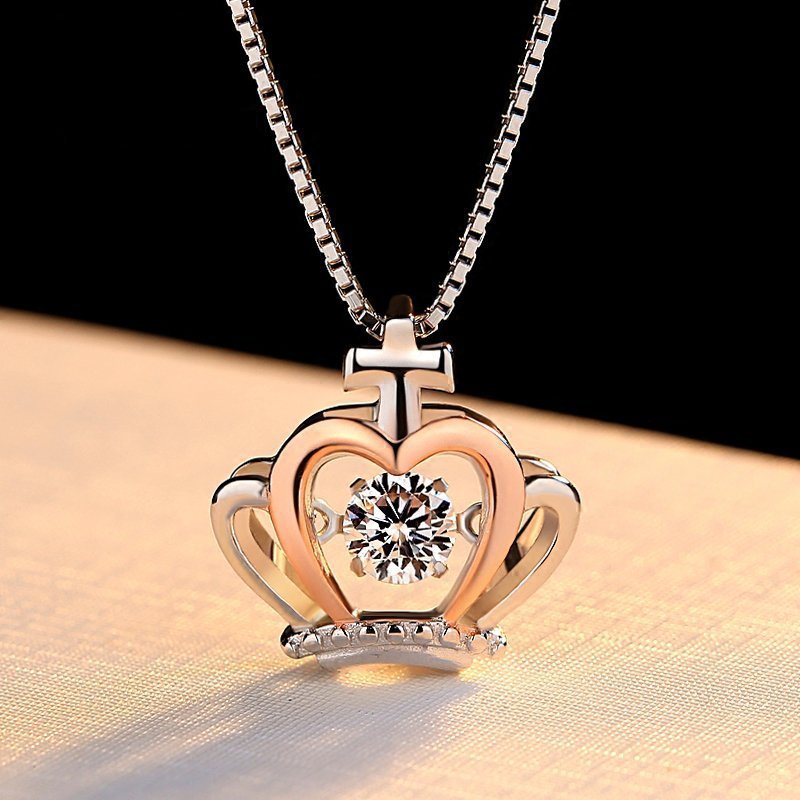 Daughter Crown Gift Box Necklace - Charmsey