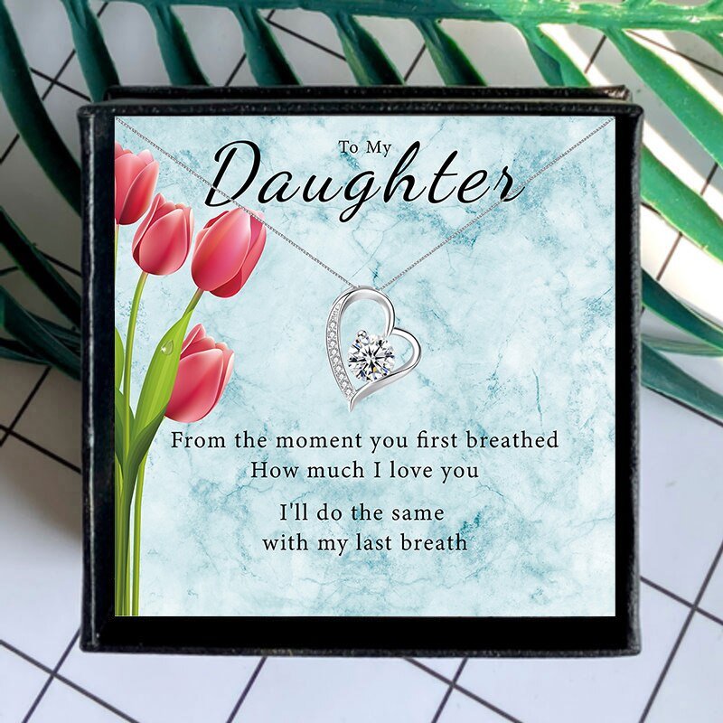 Daughter Gift Box Necklace - Charmsey