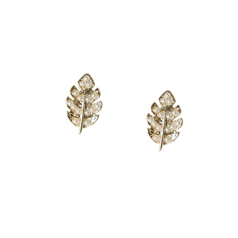 Leaf Shaped Earrings - Charmsey