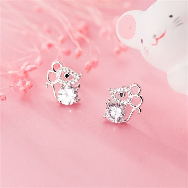 Mouse Earrings - Charmsey