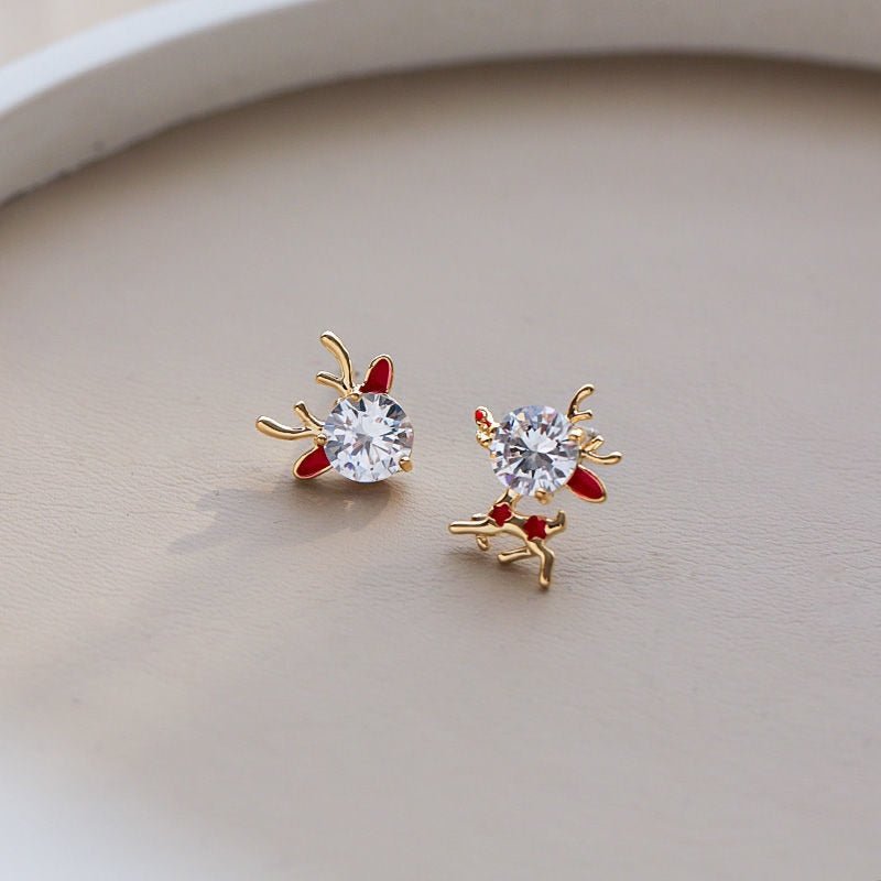 Elk Stud Earrings - Charmsey