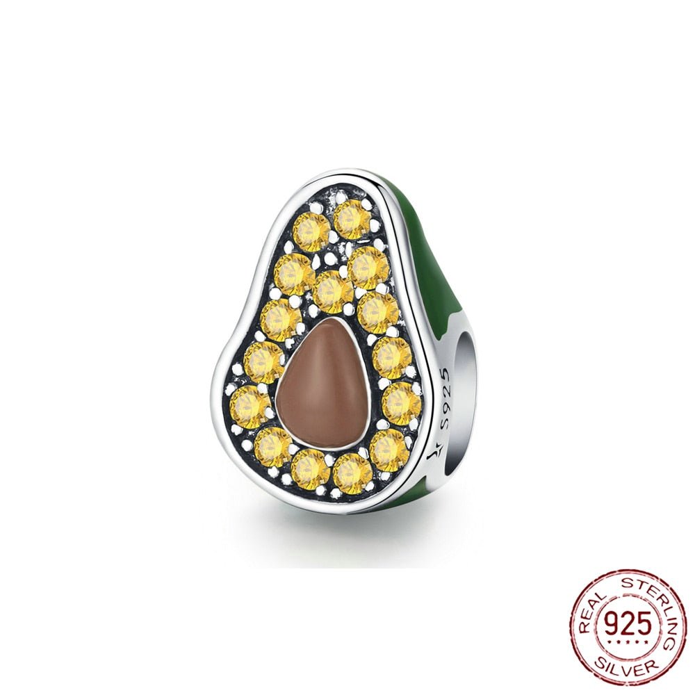 Bling Avocado Charm - Charmsey