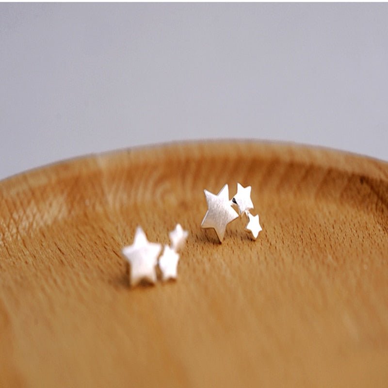 Three Star Earrings - Charmsey