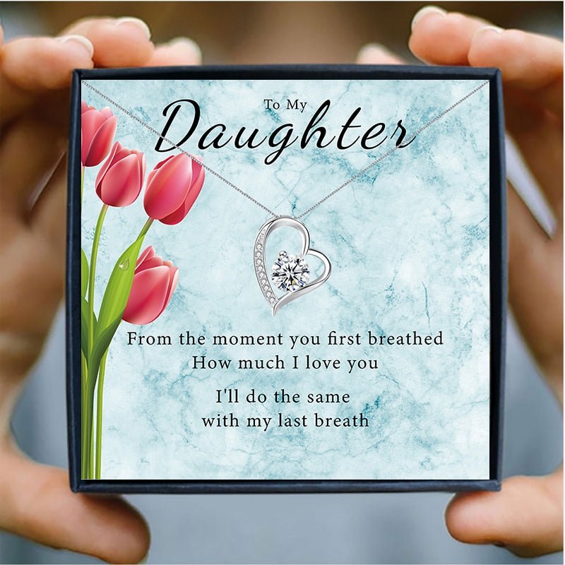 Daughter Gift Box Necklace - Charmsey