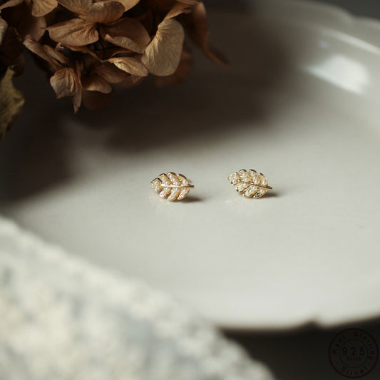 Leaf Shaped Earrings - Charmsey