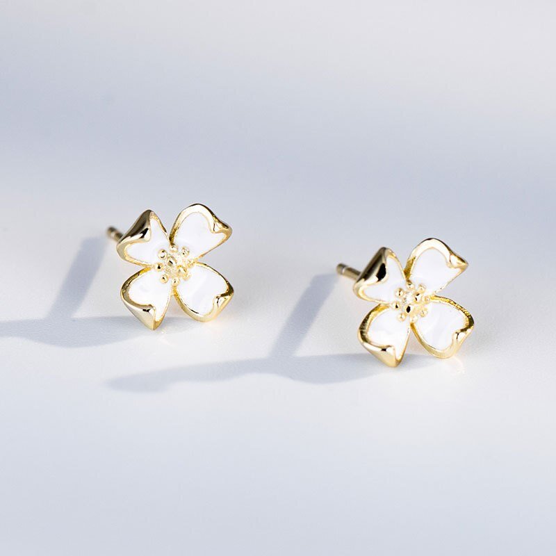 Elegant Small Flower Earrings - Charmsey