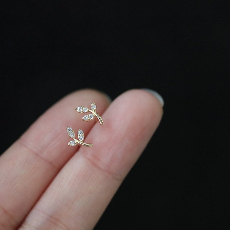 Olive Branch Earrings - Charmsey