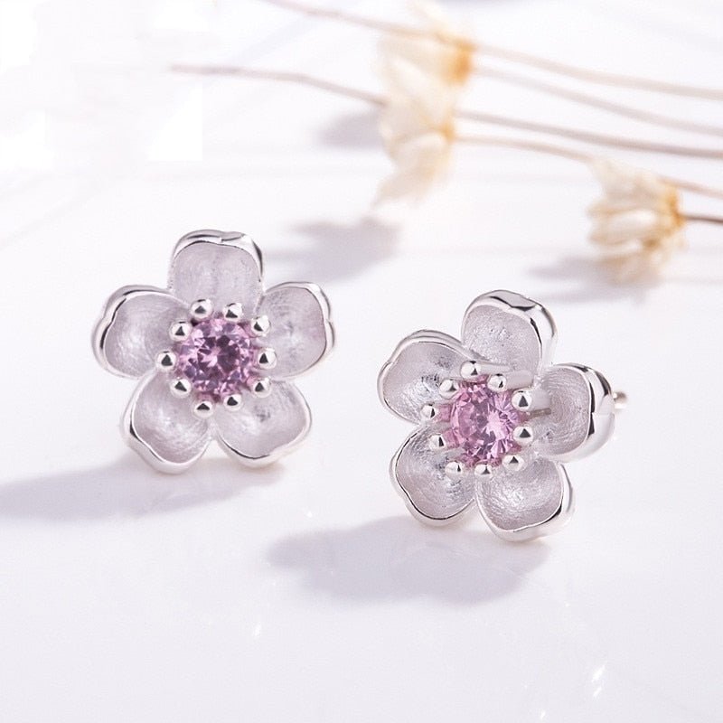 Cherry Blossom Earrings - Charmsey