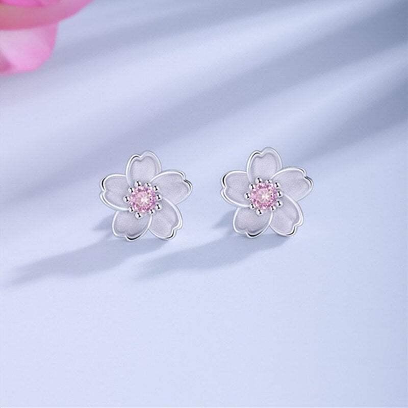 Cherry Blossom Earrings - Charmsey