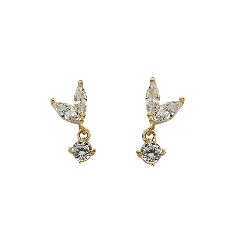 French Stud Drop Earrings - Charmsey