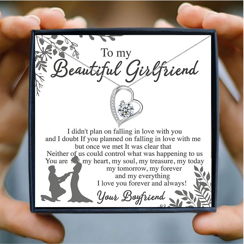 Girlfriend Gift Box Necklace - Charmsey