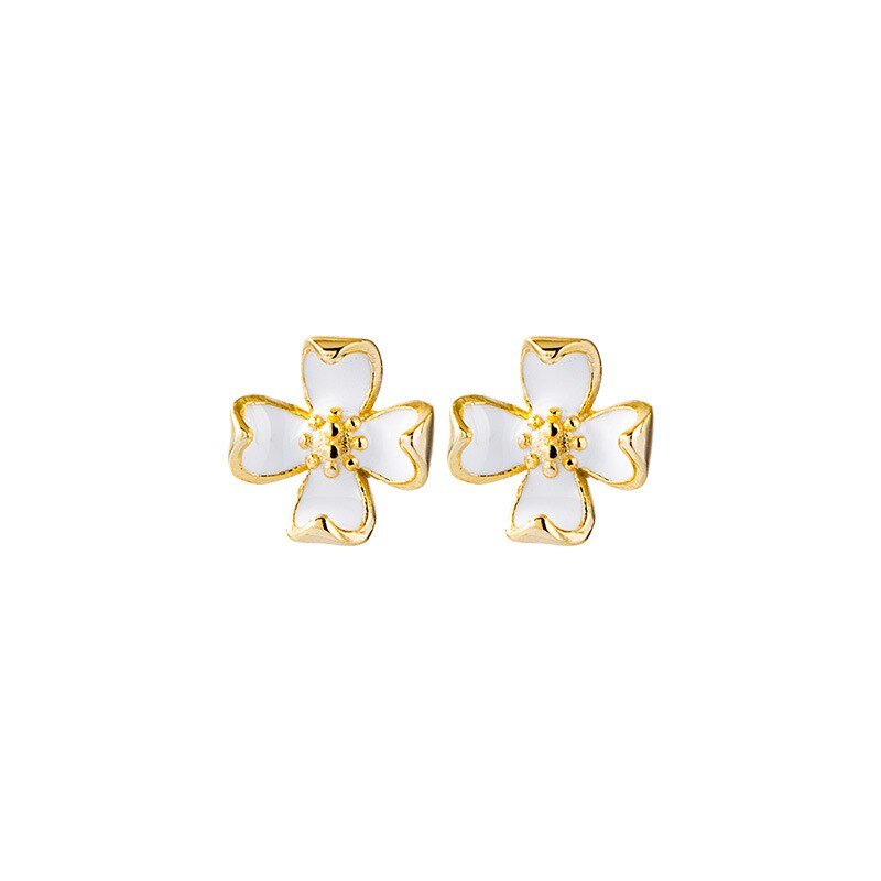 Elegant Small Flower Earrings - Charmsey