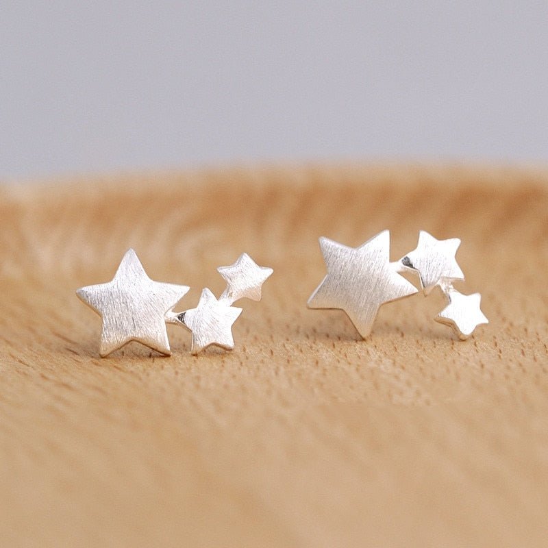 Three Star Earrings - Charmsey