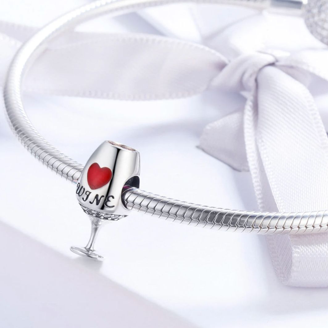 Love Wine Charm