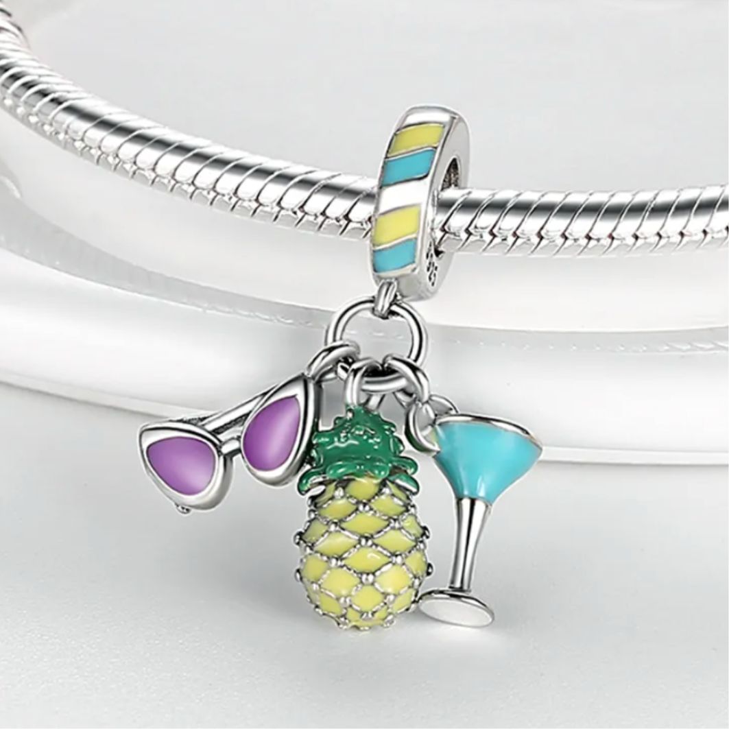 Tropical Trio Charm