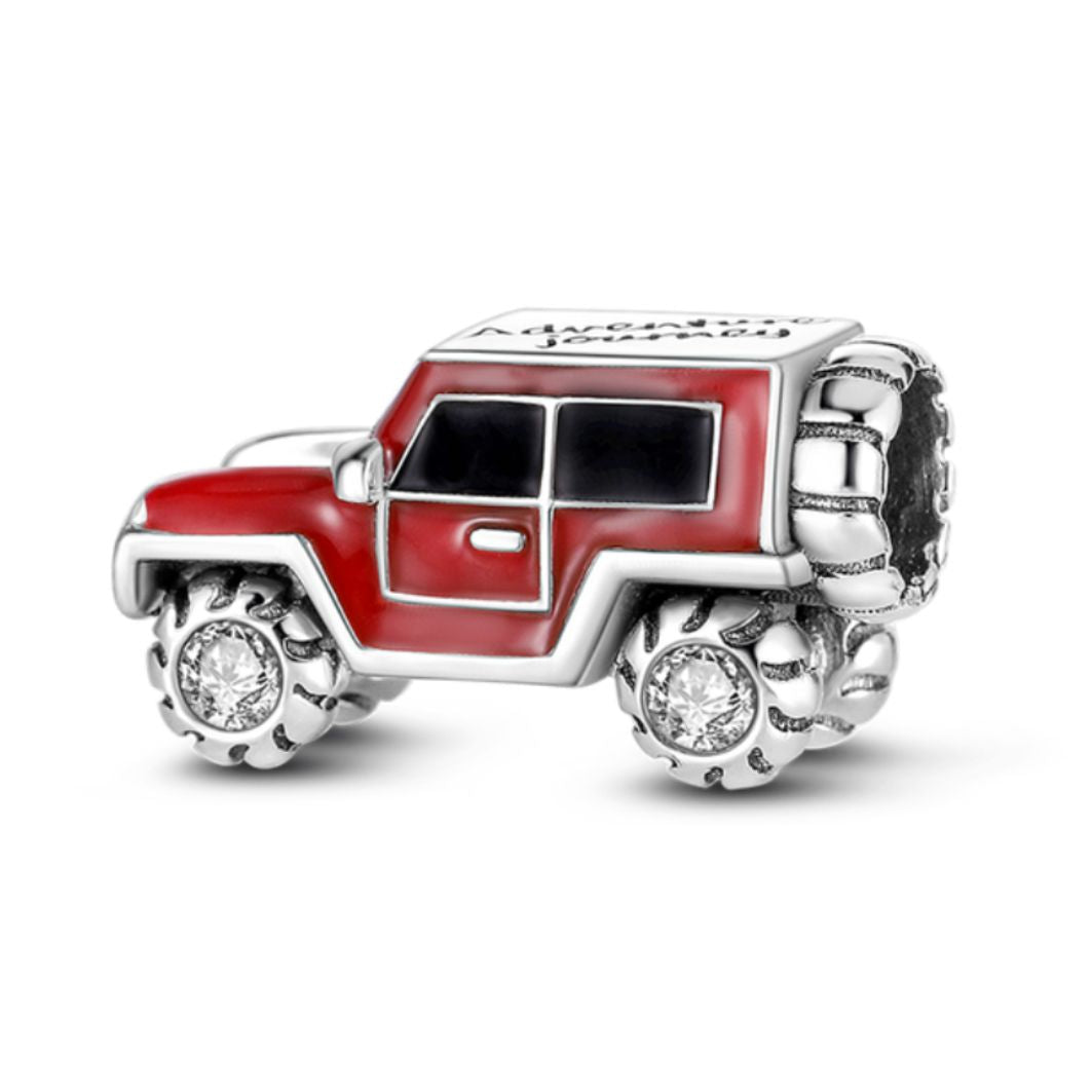 Red Jeep Charm