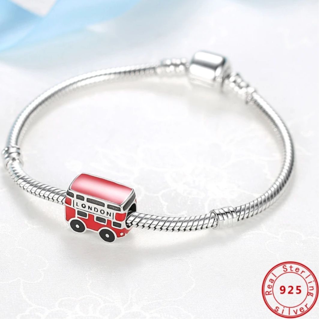 Red London Bus Charm