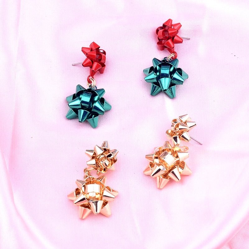 Drop Bow Earrings - Charmsey