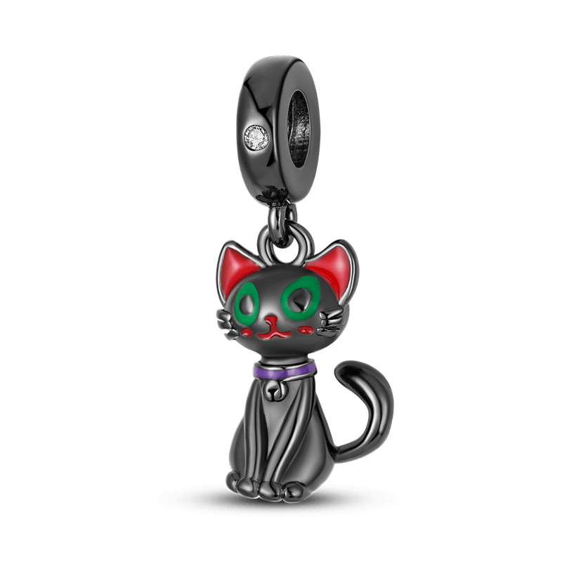 Black Cat Charm - Charmsey