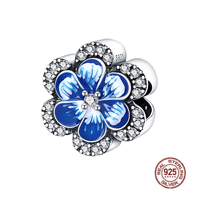 Blue Flower Charm