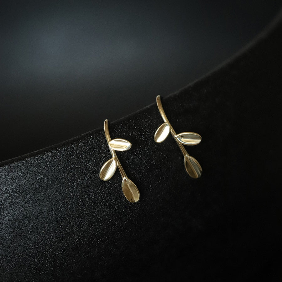 Three Leaf Earrings - Charmsey