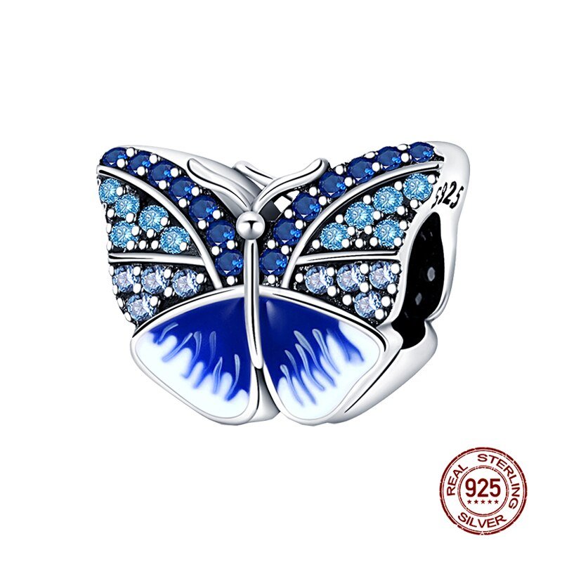 Blue Butterfly Charm