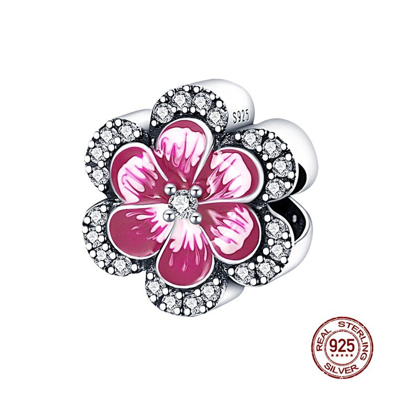 Pink Flower Charm