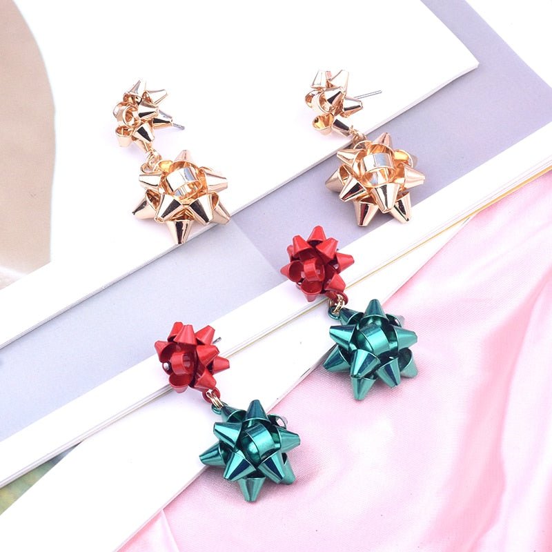 Drop Bow Earrings - Charmsey