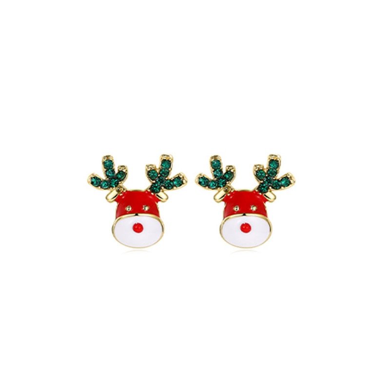 Christmas Deer Earrings - Charmsey