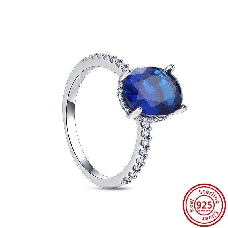 Big Blue Gem Ring