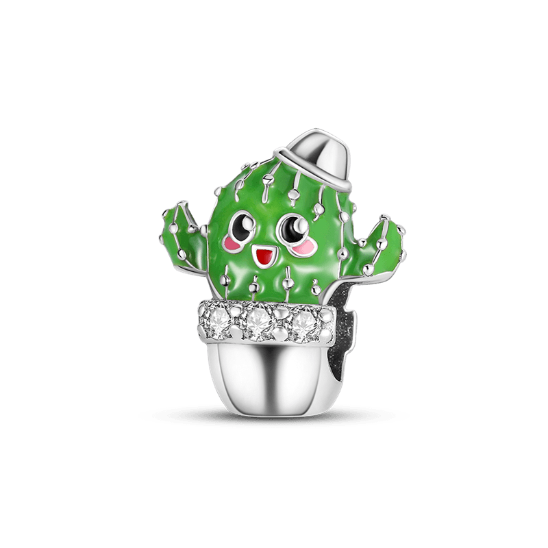 Cute Cactus Charm - Charmsey