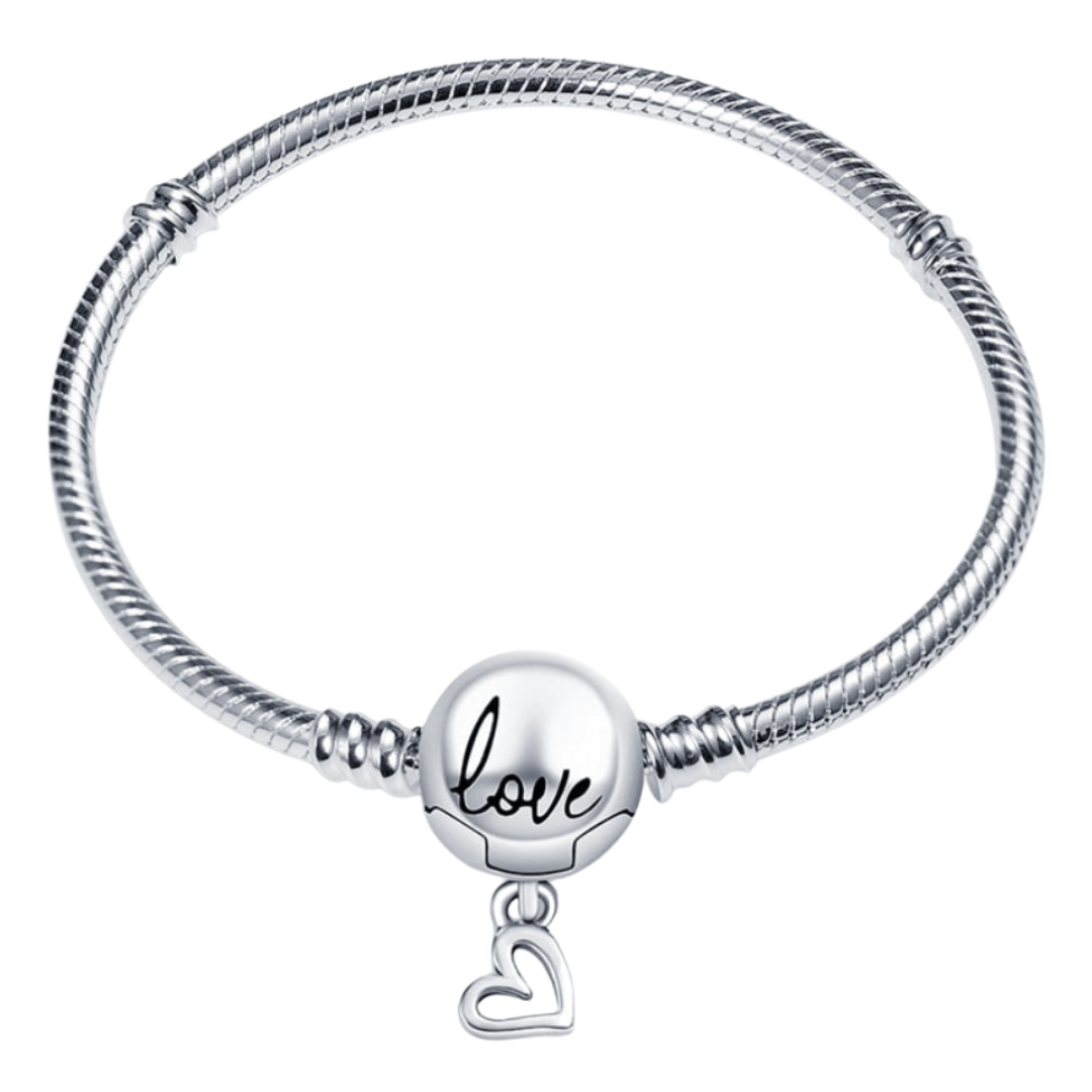 Silver Love Bracelet - Charmsey